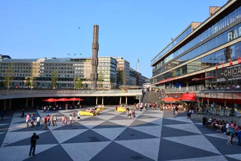 Der Sergeltorg in Stockholm Der Sergeltorg in Stockholm