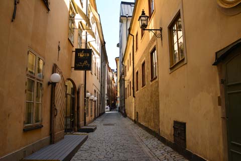 Die Gamla Stan (Altstadt) in Stockholm Die Altstadt in Stockholm